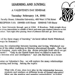 Announcements, 1995-02-14. ...