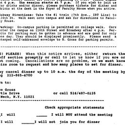 Announcements, 1992-09-08. ...