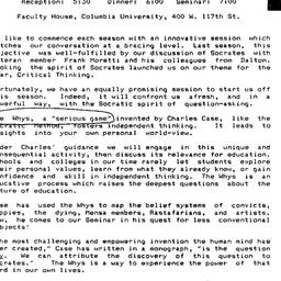 Announcements, 1992-10-28. ...