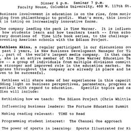 Announcements, 1992-11-18. ...