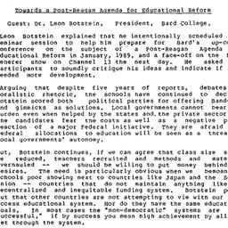 Minutes, 1988-11-01. Innova...