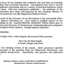 Seminar conclusion paper, I...
