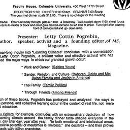 Announcements, 1997-10-29. ...