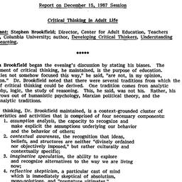 Minutes, 1987-12-15. Innova...