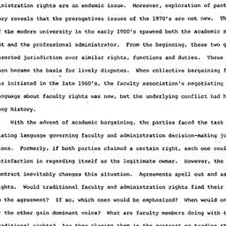 Speaker's paper, 1979-1...