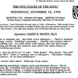 Announcements, 1998-11-18. ...