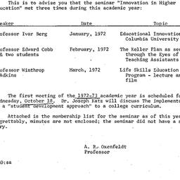 Correspondence, 1973-05-18....