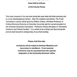 Announcements, 1992-04-22. ...