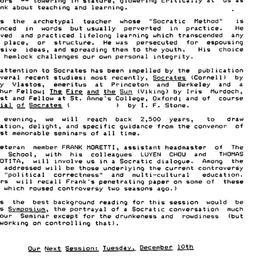 Announcements, 1991-10-23. ...