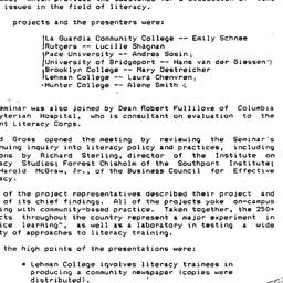 Minutes, 1992-01-21. Innova...