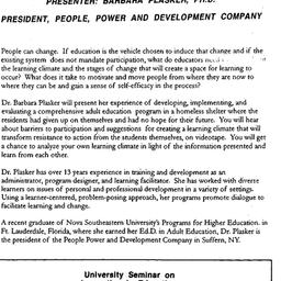 Announcements, 1996-11-13. ...