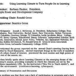 Minutes, 1996-11-13. Innova...