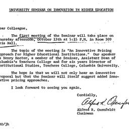 Announcements, 1977-09-30. ...