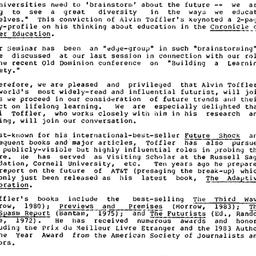 Announcements, 1984-11-20. ...