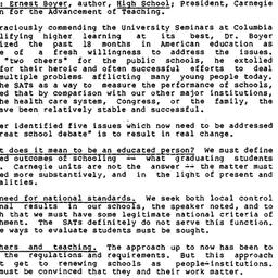 Minutes, 1984-12-11. Innova...