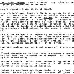 Minutes, 1985-01-15. Innova...
