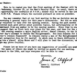 Announcements, 1963-09-30. ...