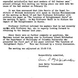 Minutes, 1964-02-26. Eighte...
