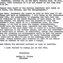 Announcements, 1968-10-03. ...