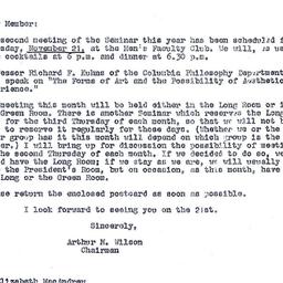 Announcements, 1968-11-08. ...