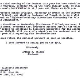 Announcements, 1968-12-06. ...