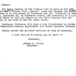 Announcements, 1969-03-28. ...