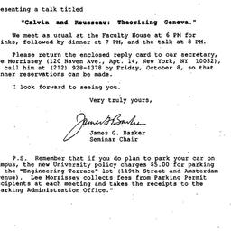 Announcements, 1993-09-16. ...