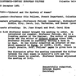 Minutes, 1980-12-18. Eighte...