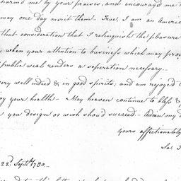 [Document, 1780 September 22]