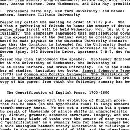 Minutes, 1988-09-15. Eighte...