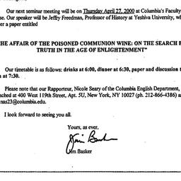 Announcements, 2000-03-31. ...