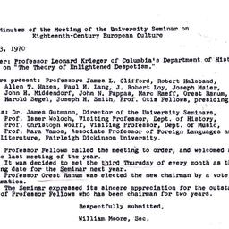 Minutes, 1971-05-13. Eighte...