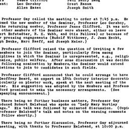 Minutes, 1966-10-19. Eighte...