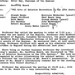 Minutes, 1966-11-16. Eighte...