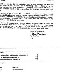 Announcements, 1997-09-11. ...