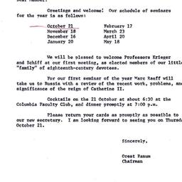 Announcements, 1971-09-30. ...