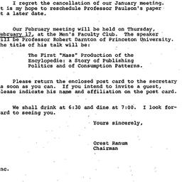 Announcements, 1972-01-25. ...