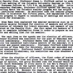 Minutes, 1962-10-17. Eighte...
