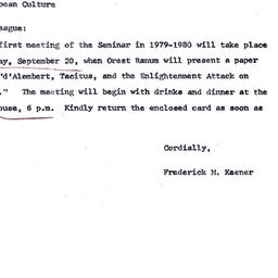 Announcements, 1979-09-04. ...