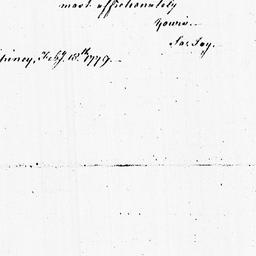 [Document, 1779 February 18]