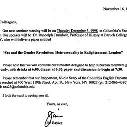 Announcements, 1998-11-16. ...