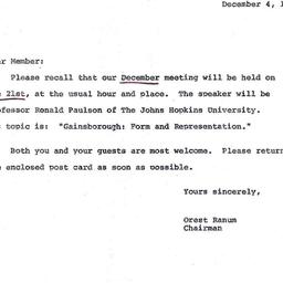 Announcements, 1972-12-04. ...