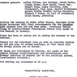 Minutes, 1967-11-15. Eighte...