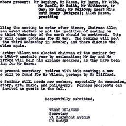 Minutes, 1968-05-15. Eighte...