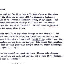 Announcements, 1978-02-01. ...