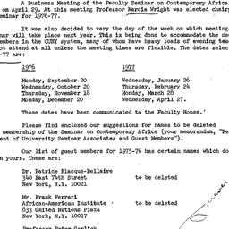 Correspondence, 1976-05-05....