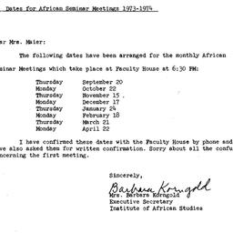 Correspondence, 1973-09-20....