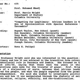 Minutes, 1994-02-01. Studie...