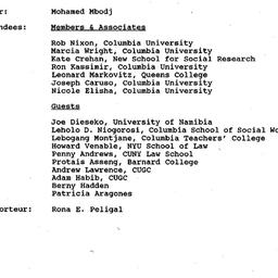 Minutes, 1993-11-17. Studie...