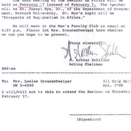 Announcements, 1966-02-01. ...